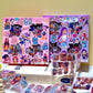 100pcs/set Idol Theme Cartoon Anime Stickers Rumi Mira Zoey Waterproof DIY Decorative Gifts for Guitar Notebook Luggage