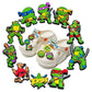 16pcs Ninja Turtle anime Cartoon Shoe Charms Shoe Buckle Decoration Children's Favorite Gifts Holiday Gifts Sandals Accessories