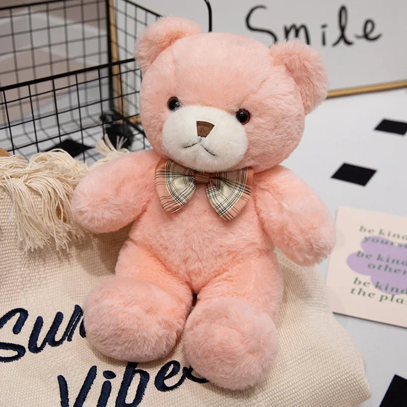 Cute Teddy Bears Stuffed Plush Toys Bear Animal Plushies Dolls Soft Bear Valentine's Day Gifts Kids Birthday Home Decor Party