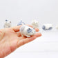 Flocked Fat Kitten Flocking Cats Blind Box Toys Kawaii Cute Doll Gifts Toys Collect Ornaments Gifts