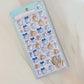 3D Cute 1/4pcs Crystal Stickers Chiikawa Usagi Phone Case Decoration Nail DIY Decorative Stickers for Notebook Laptop waterproof