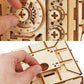 3D Wooden Puzzle DIY Locker Puzzle Box with Combination Model Kit for Adults and Kids to Build  Mechanical Store Your Precious