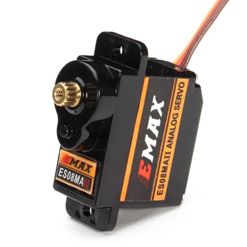 Emax EMX-SV-0275 ES08MA II 12g Analog Metal Gear Servo For Rc Car 1/24 Axial Scx24 90081 Axi00006 Axi00002 Gladiator Parts
