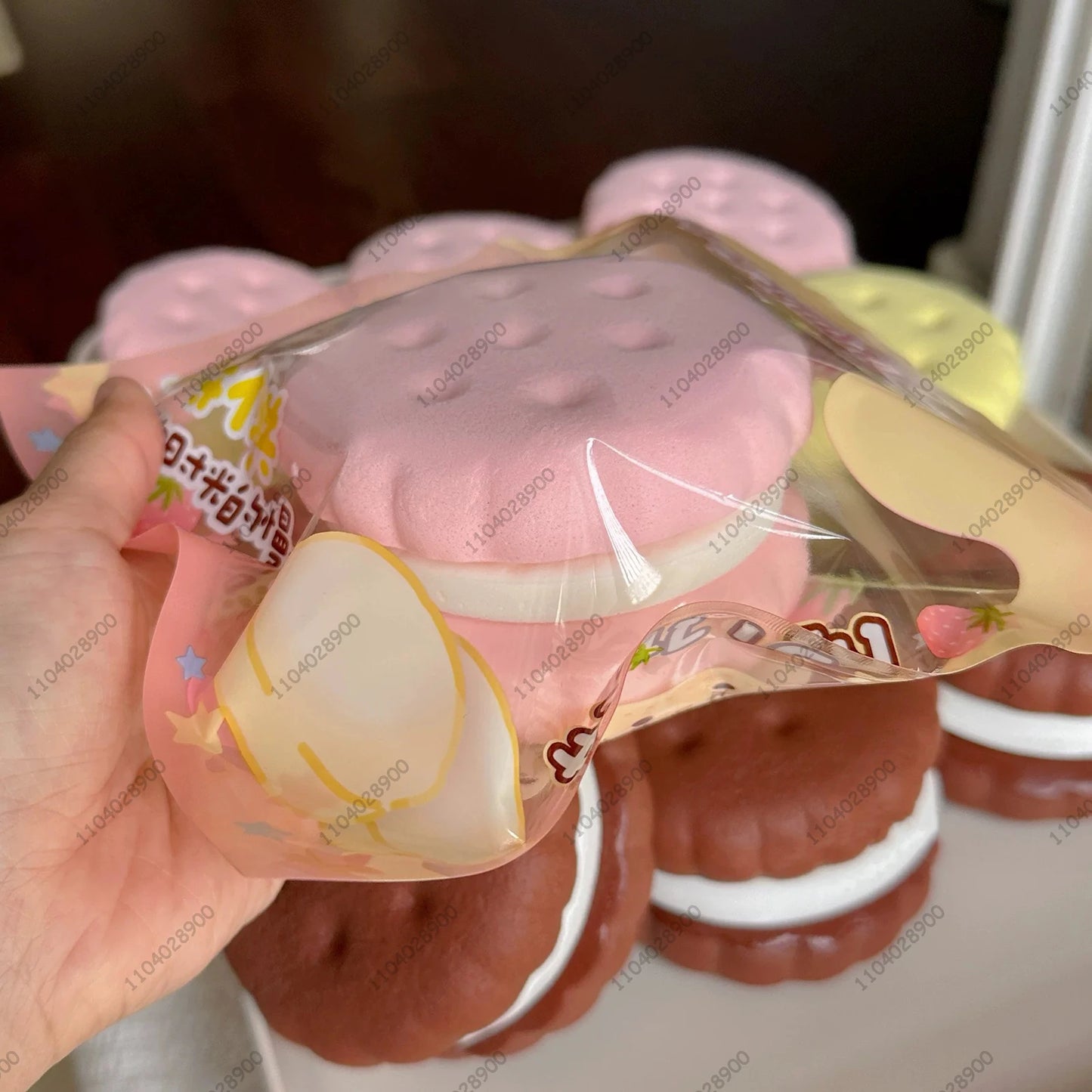 2026Squishy Simulated Cake Squeeze Toy Fidgets Toys Big Cookie Biscuit Slow Rising Squishy Anxiety Antistress Squishys Kids