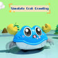 Crawling Crab Toys for Baby,Crawling Sensory Toys Infant Learning Crawl Toddler Development Babies Interactive Walking for 0-12M