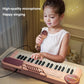Electric Piano Toy Musical Games 37 Keyboard with Microphone Singing Songs Development Educational Toy Children toddler gifts