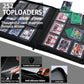 Toploader Card Binder, 9-Pocket Album fits 3x4'' Top Loaders, Double-Sided Display Case for PTCG/MTG/Sports Cards (Black)