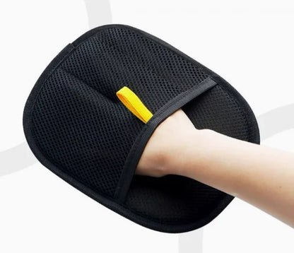 Pet Hair Removal Tool Reusable Static Removal Gloves, Double-Sided Grooming Gloves for Pets, Removes Pet Fur Hair for Carpets