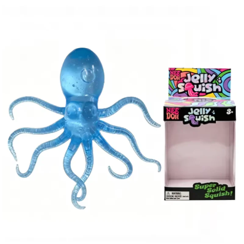 Jellyfish Maltose Squishy Toy Soft Squeeze Cute Jelly Fish Anti Stress Relief Relax Fidget Ball Fun Toy for Friends Gifts