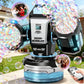 Rechargeable Bubble Machine for Children, 180 °   Rotation, 10,000+ Big Bubbles/Min, Ideal Gift for Boys & Girls 3+.