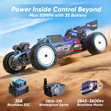 JIUSI WB12 PRO 1/12 Racing Car 80km/h Brushless 4WD RC Car High Speed 2.4G Remote Control Car Competitive Off-road RC Toys Gift