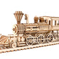 3D Wooden Puzzle Streetcar Sakura Journey Tram Station Retro Car Bus Model DIY Assembly Toys For Children Kids Desk Decoration