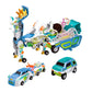 Hotfree Magnetic Dinosaur Transformer Car Toy, 2-in-1 Magnetic Cars That Transform into Flying Dragon Deer and Unicorn, Automatic Collision Transforming Toy, Fun STEM Toy Birthday Christmas Gift for Boys & Girls