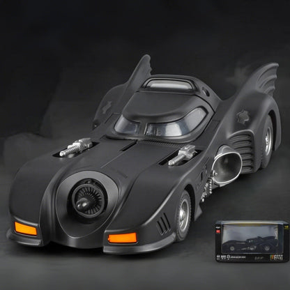 1:32 1989 Batmobile Classic High Simulation Toys Alloy Metal Diecast Model Car Desktop Display Collectible Ornament Holiday Gift