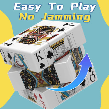 Magic Cube 3x3x3 3D UV poker JQK Color painting Stress Relief Puzzle Professional Smooth Speed Game Children's Toys Gifts