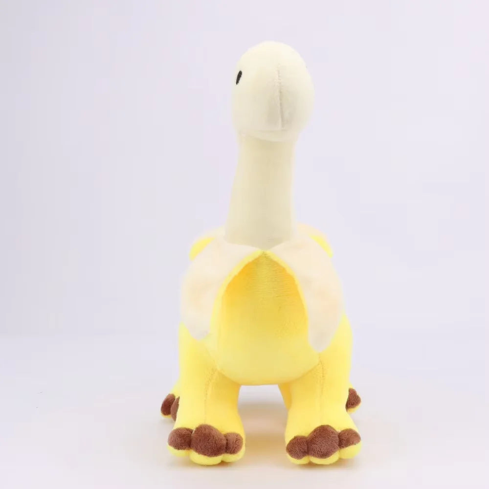 28CM Cute Peeled Banana Brontosaurus Plush Toys Soft Stuffed Dragon Animals Gift for Kids Birthday Gift Home Decor