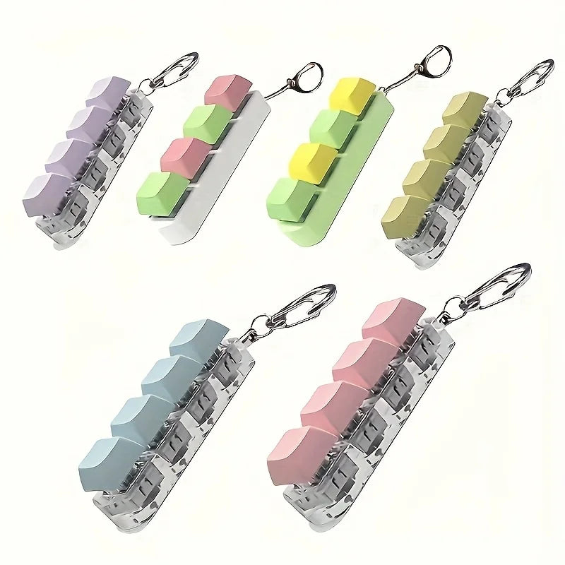 Random Color Keyboard Decompression Gadget, Fun Desktop Interactive Ornament, Office Stress Relief Prank Prop, Party Gift