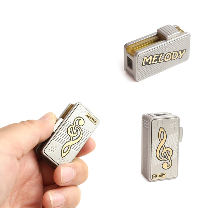 Melody Tuning Fork Mechanical  Slider EDC Haptic Fidget Machinery Fidget Slider Stress Relief & Relaxation Fidget Toy Adult Gift