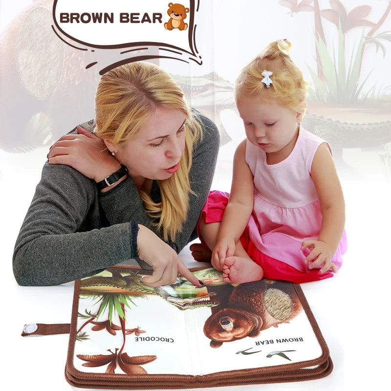Cognitive and tactile training for children's touch books in early education