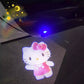 Car Welcome Light Hello Kitty Wireless Door Projector Lamp Auto Induction Ground Projection Car Atmosphere Light Decoration Toys