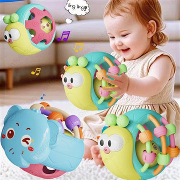 Baby Balls Rattle Comforter Toy Soft Hand Grasp Ball Educational Sensory Toys Activity Baby Crawling Toys 0 6 12 Months