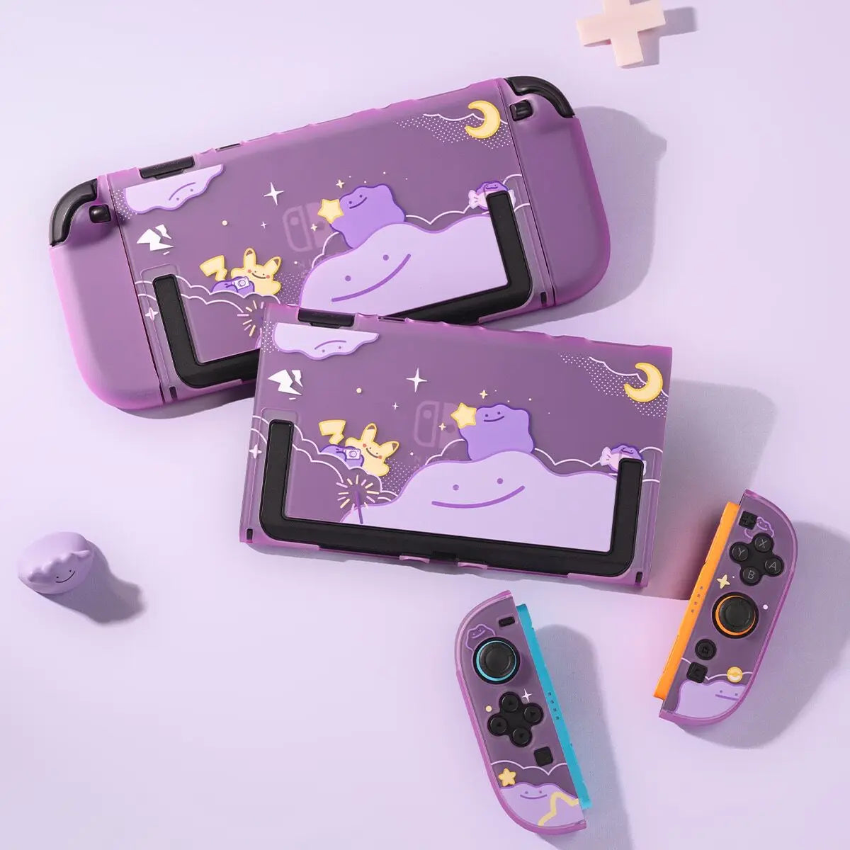 Ditto Versatile Game Console Protective Case Storage Box Large Capacity Portable Protective Case Cartoon Anime Peripheral Gift