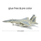 1/72 Creative Military Series USA F-15 Fighter Building Blocks Eagle Multi-Role Heavy Jet Model DIY Bricks Toys For Xmas Gifts