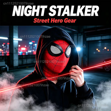 1/2PCS Spiderman Breathable Masks High Elastic Hat Funny Spider Lens Adult Children Cosplay Party Halloween Costume Accessories