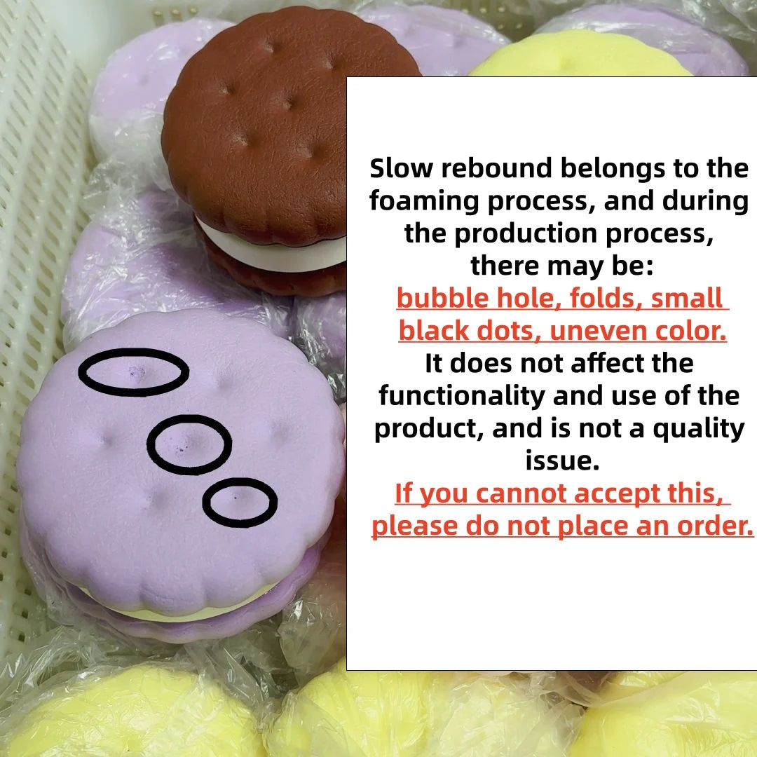 CV Squishy Simulated Cake Squeeze Toy Stress Relief Slow Rising Sensory Fidget for Anxiety ADHD Autism Gifts Adults ASMR Fun