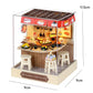 Mini Miniature Dollhouse DIY Small House Kit Making Room Toys Home Bedroom Decorations With Furniture Wooden Craft Doll Houses