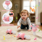 Electronic Dancing Squid Toys with Light&Music Funny Induction Lying Flat Squid Toddler Interactive Development Tummy Time Gifts