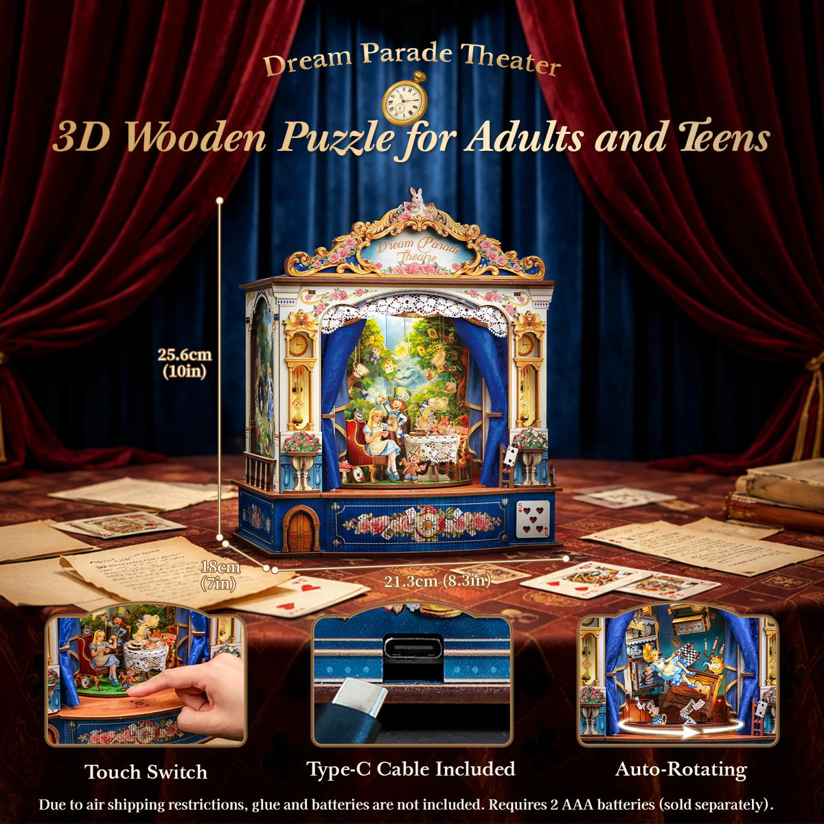 Original CUTEBEE Book Nook Kit DIY Miniature House Kit for Adults Dollhouse Booknook Tiny House Bookshelf Decor 3D Wooden Puzzle
