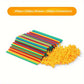 Building Toys Made of Straw, a Set of Interlocking Plastic Engineering Blocks Designed for Children, Suitable As a Gift