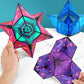 Variety Geometric Changeable Magnetic Magic Cube Anti Stress 3D Hand Flip Puzzle Cube Kids Stress Reliever Fidget Toy