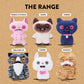 Fuggler Alley Cats Plush Toy Soft Plushies Cute Cartoon Doll Funny Ugly Teeth Monster Stuffed Animal Toy（Wrinkle McStinkles）22CM