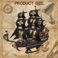 ROKR Seahorse Barque Wooden 3D Puzzle 1:100 Scale DIY Sailboat Model Building Kit 603 Pieces Brain Teasers Jigsaw Toy for Adults Boys