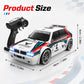 ZNLYRION RC Drifting Race Car 1:24 Scale 4 Wheel Drive 20km/h Adjustable High/Low Speed With Spare Drift Tires LED Headlight Taillight RC Toy For Boys Adult
