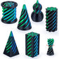 6 Pack Spiral Cone Fidget Toys 3D Printed Impossible Passthrough Pyramid Pillar Gourd Helix Screw Toys for Anxiety Relaxing