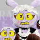 2026 New Cute Purple Maid Bunny Plush Toy Soft Stuffed Cartoon Rabbit Kawaii Plushie Kids Birthday Gift Room Decor Party Favor