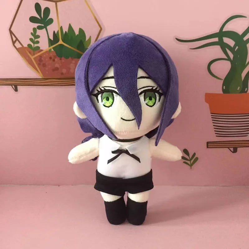 Anime Chainsaw Man Reze Cosplay Plush Doll Toy 20cm Cute Soft Stuffed Pillow Birthday Gift