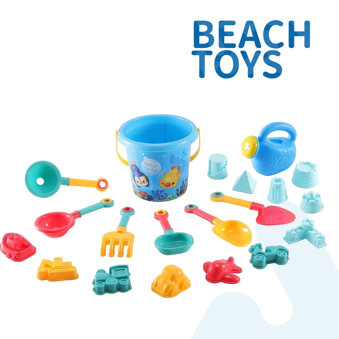 20pcs Children's Outdoor Sand Play Tools, Suitable for Ocean and Beach Accessories, Halloween and New Year Gifts