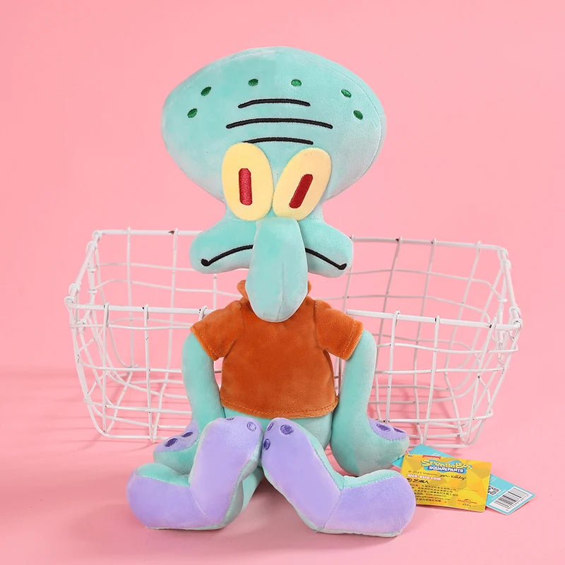 Anime Spongebob Squarepants Patrick Star Squidward Eugene H. Krabs Gary Kawaii Stuffed Plush Toys keychain Birthday Gift For Kid