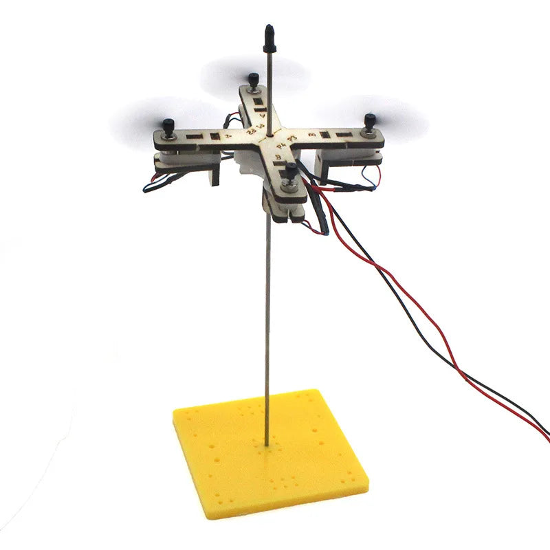 DIY Drone Model Kit STEM Learning Physics Exploration Hands-On Buildable Science Teaching Aid Kids Educational Interactive Toy