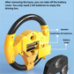 Children's Steering Wheel Toy, Simulated Co-Pilot 360-Degree Rotating Music Steering Wheel, Educational Enlightenment Toy