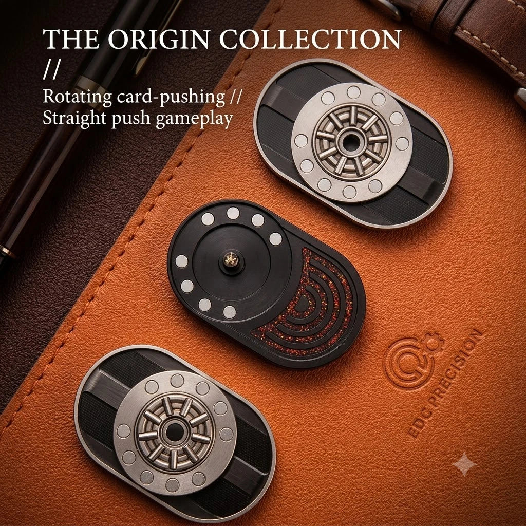 Magnetic Blood Pagoda Slider Metal EDC Fidget Toy for Stress Relief Fin Fidget Spinnerger Toy Stress Relief Toy Adults Kids Gift