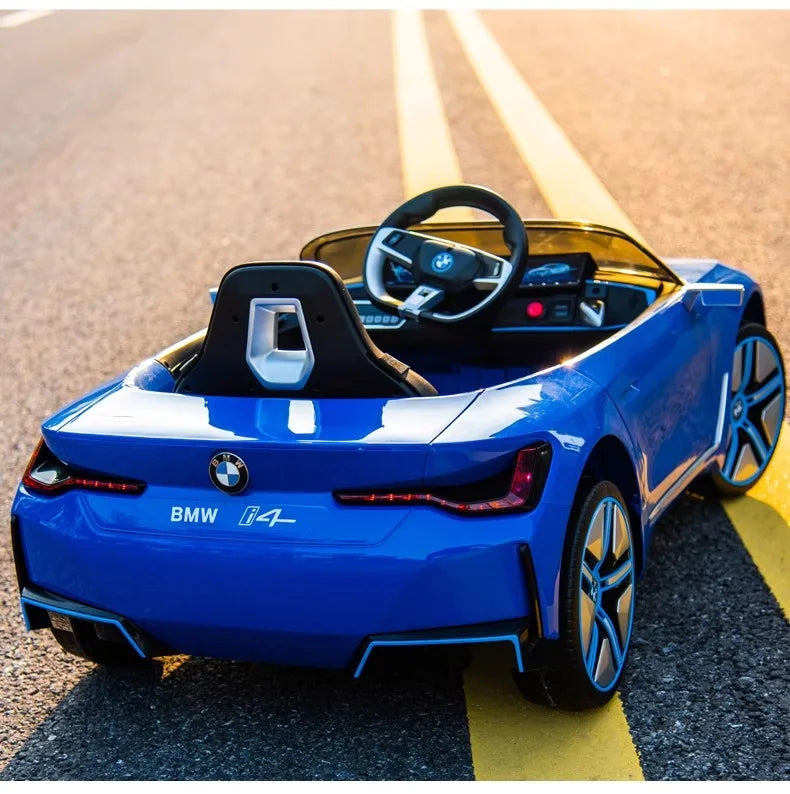 12V 4WD Children's Electric Car Four-wheel Drive Car Men and Women Children with Remote Control Toy Car Can Sit Baby Stroller