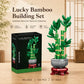 Orchid Building Blocks Flowers Bouquet Bonsai Plant Model Ornament Exquisite DIY Home Decorations Valentines Adult Child's Gifts