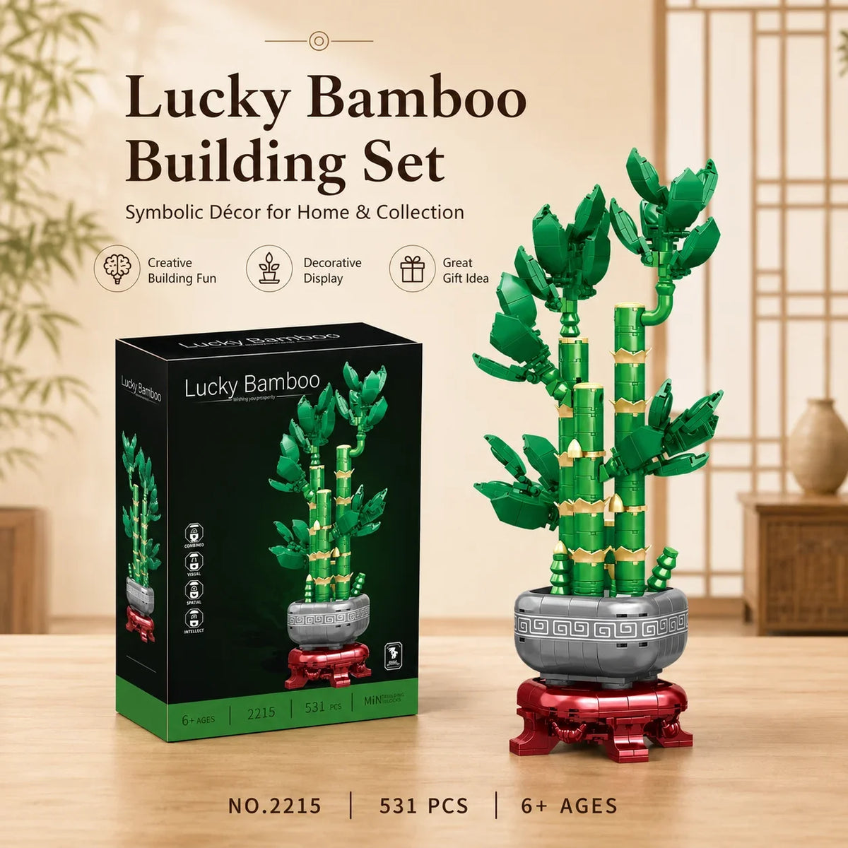 Orchid Building Blocks Flowers Bouquet Bonsai Plant Model Ornament Exquisite DIY Home Decorations Valentines Adult Child's Gifts