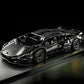 1:14 Black Sports Car Building Blocks Set 1000PCS+, Suitable for 14+, Educational Assembled Model, Home Decoration & Gift