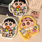 Cartoon Xiaoxin Kitchen Hand Towel Hanging Cute Thickened Bathroom Household Water Absorbent Towel Non Shedding Dish Cloth